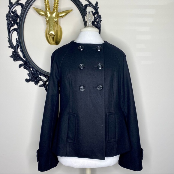 Mossimo Supply Co Black Pea Coat - Picture 1 of 6